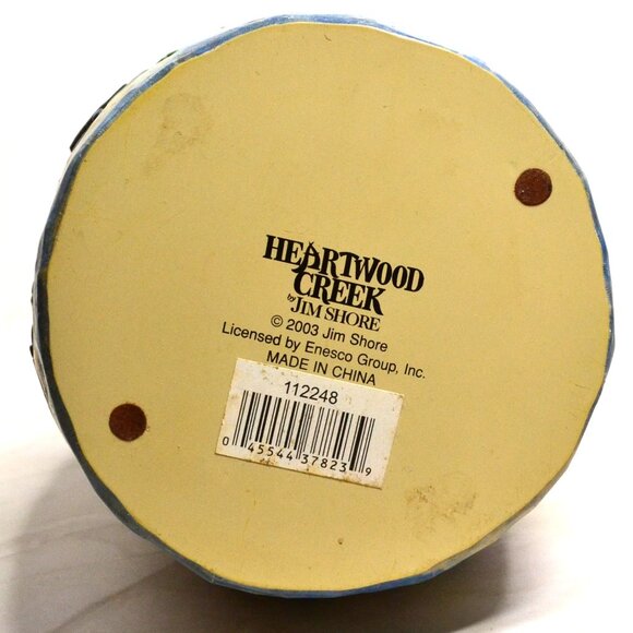 Jim Shore Snowman 2003 Heartland Creek With Birds Bird Houses Winter Decor - Picture 8 of 8